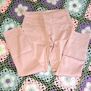NOBO Mid Rise Skinny Pants in Light Pink